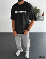 Nevermind T-Shirt Black - Oversize