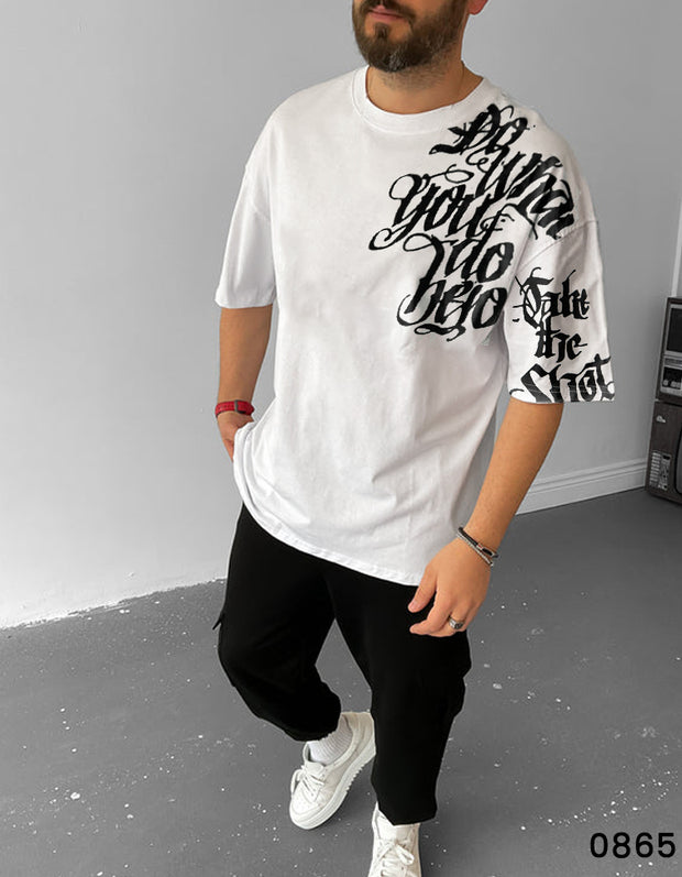 The Shot T-Shirt White - Oversize