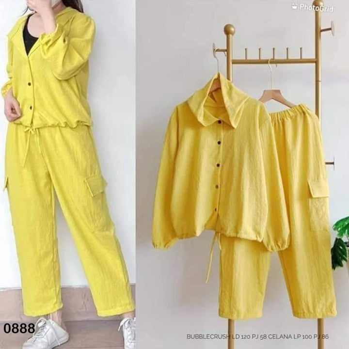 Linen Hoodie Set Women