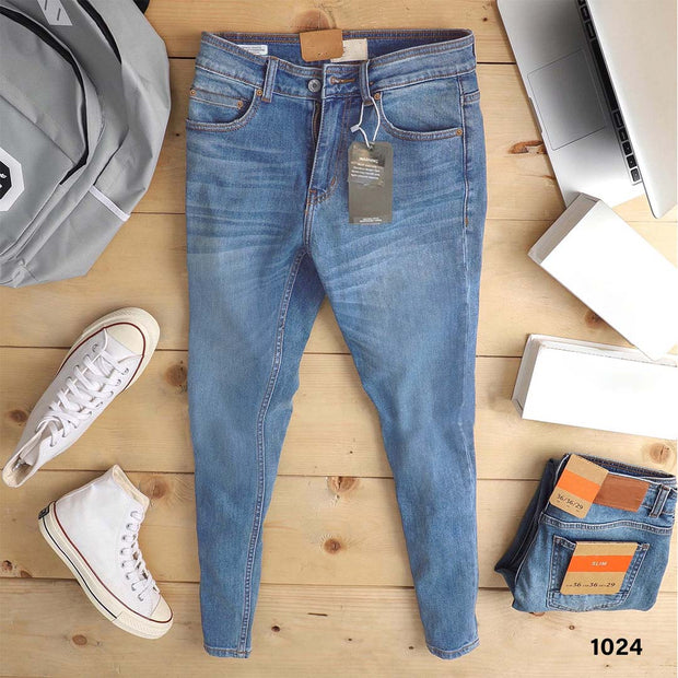 Ice Blue Stretchable Jeans - 1024