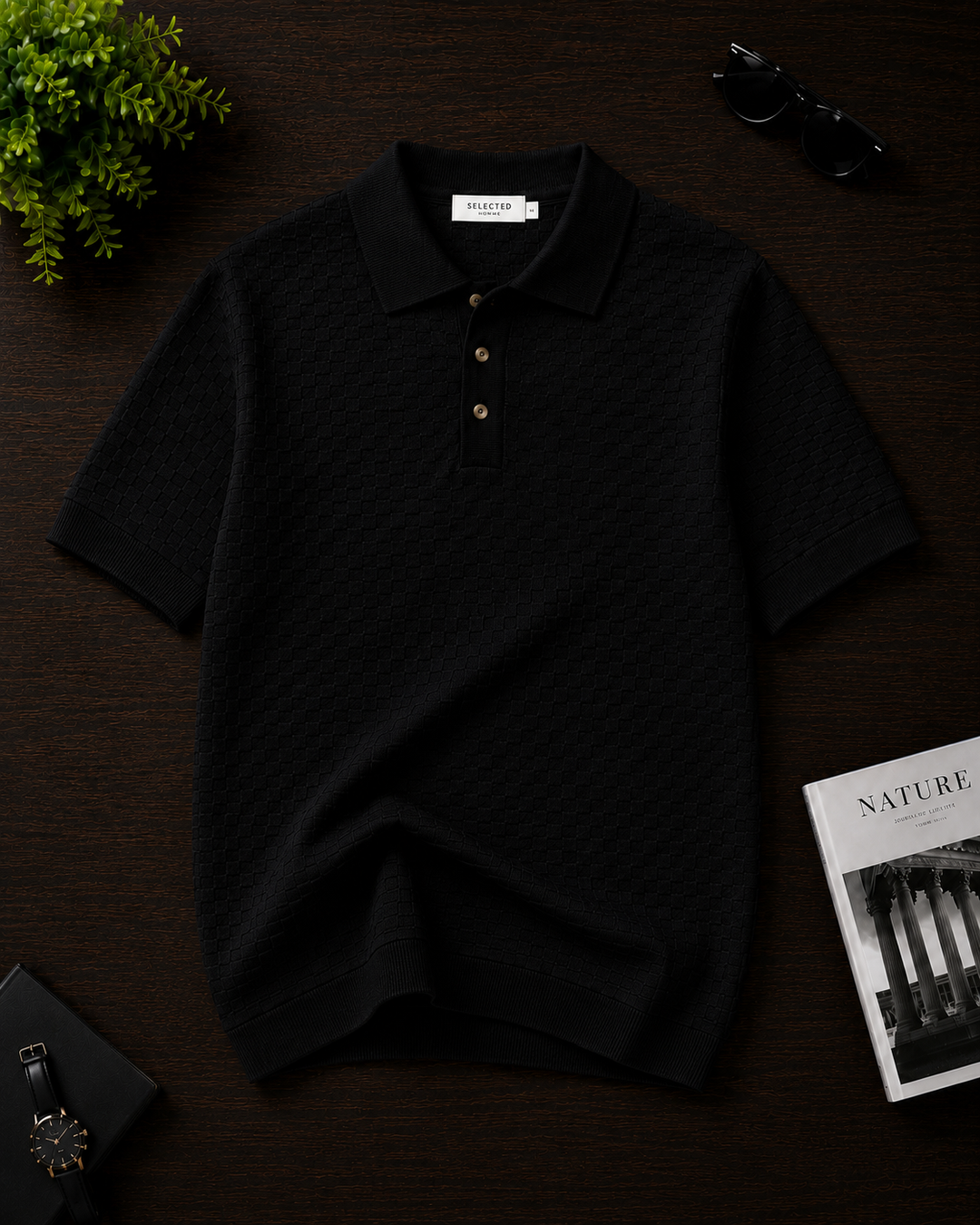 Men Knitted Polo - QAR