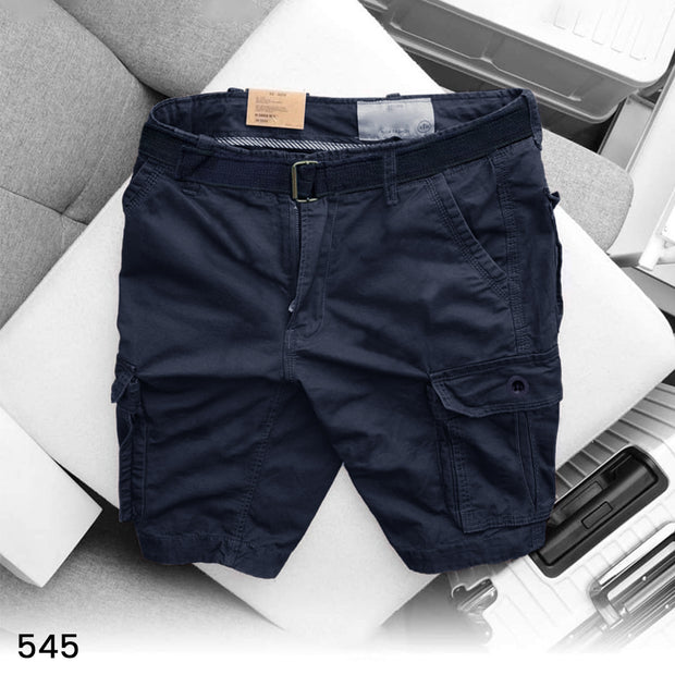 Navy Blue Cargo Shorts - 545