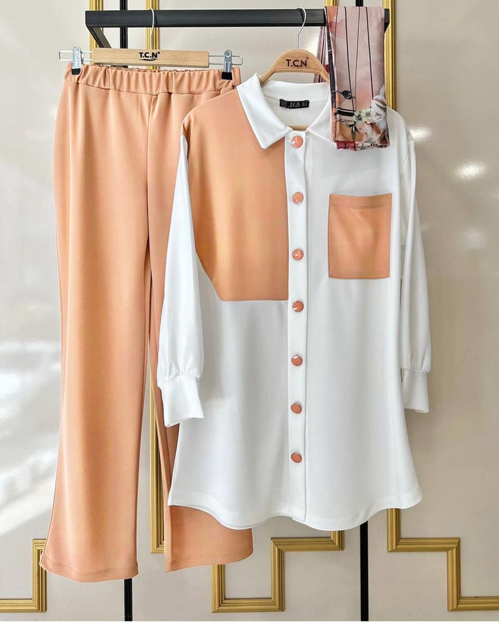 Women Ombre Cord Set