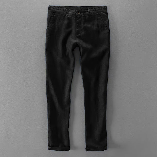Men Linen Pants - Italian Fabric