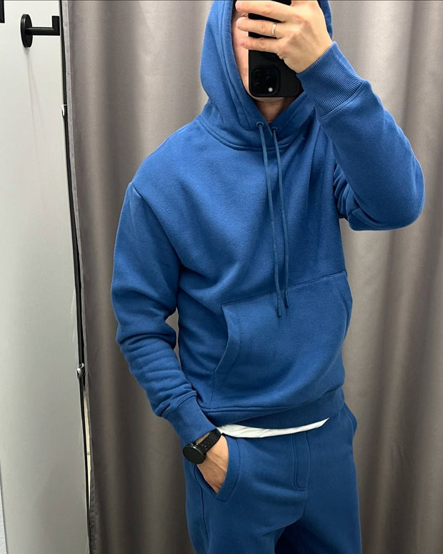 Men Fleece Hoodie Set