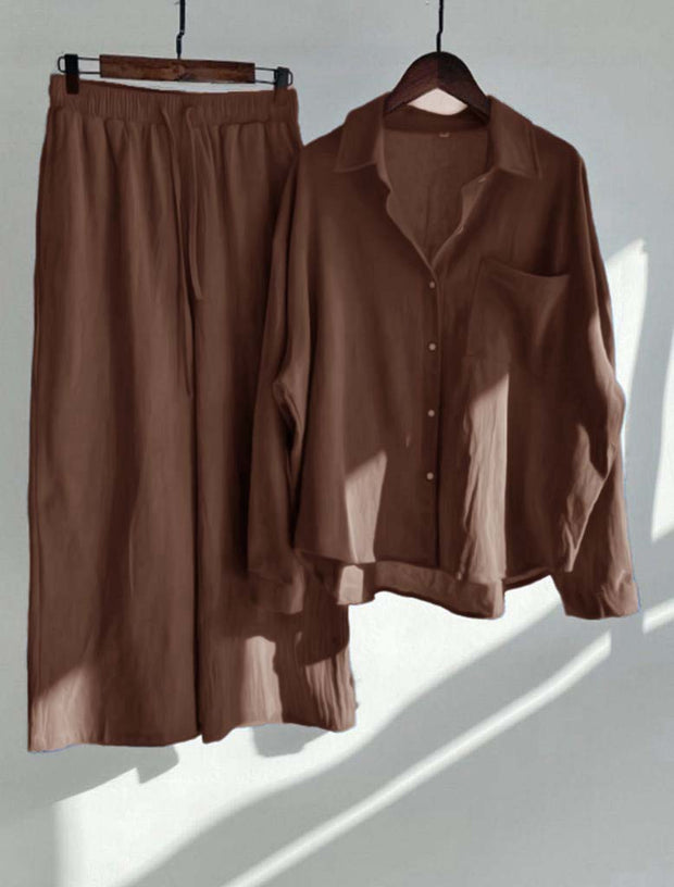 Women Basic Linen Sets