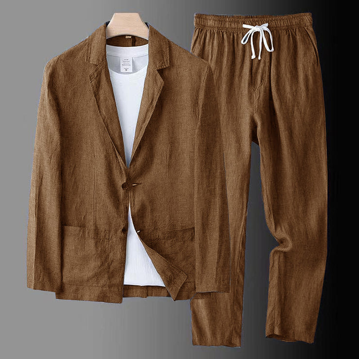 Linen Blazer Sets - Summer Premium