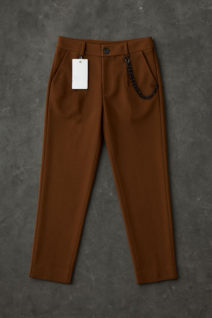 Men Cropped Chino Pants - Premium Collection