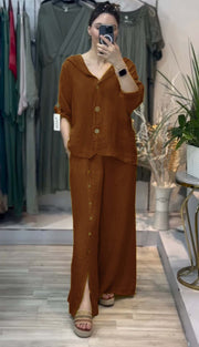 Western Cut Palazzo Co-ord Set