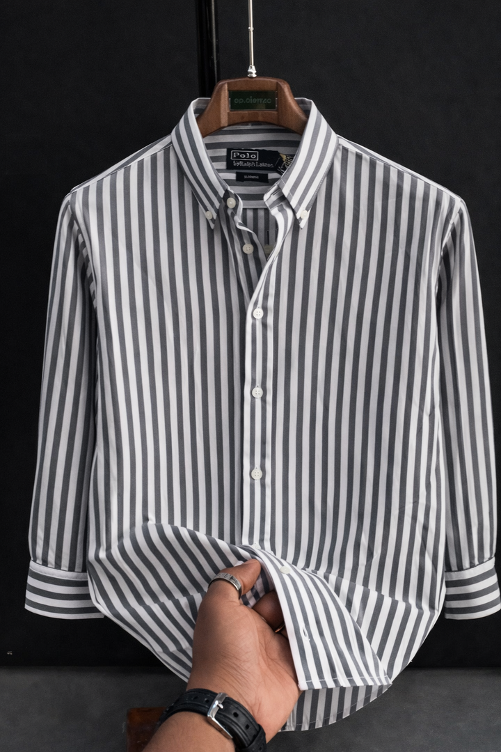 Exclusive Stripe Linen Shirt