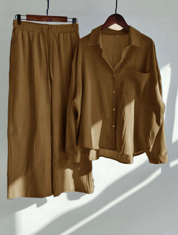 Women Basic Linen Sets