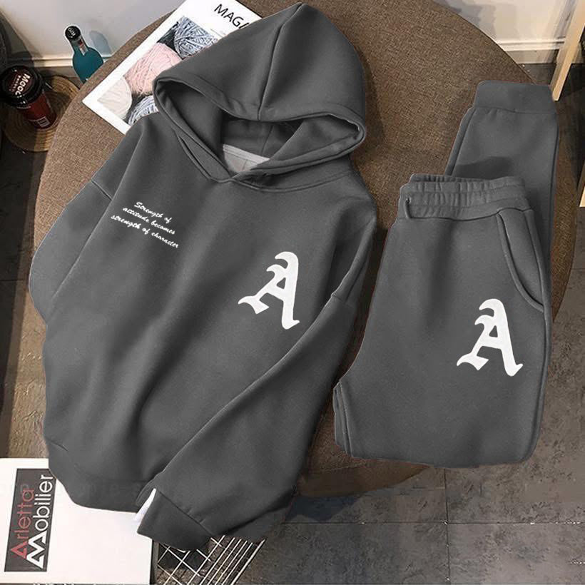 Men Fleece Alpha Co-ord Set - New Arrival