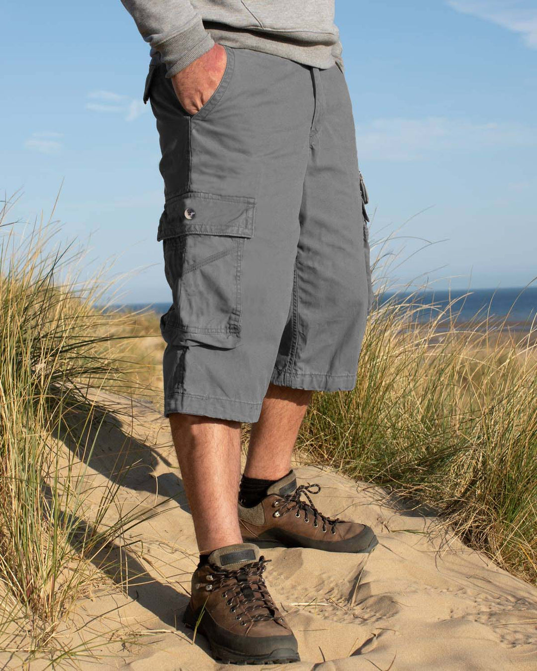 Men Combat Cargo Shorts - 3 Quarter