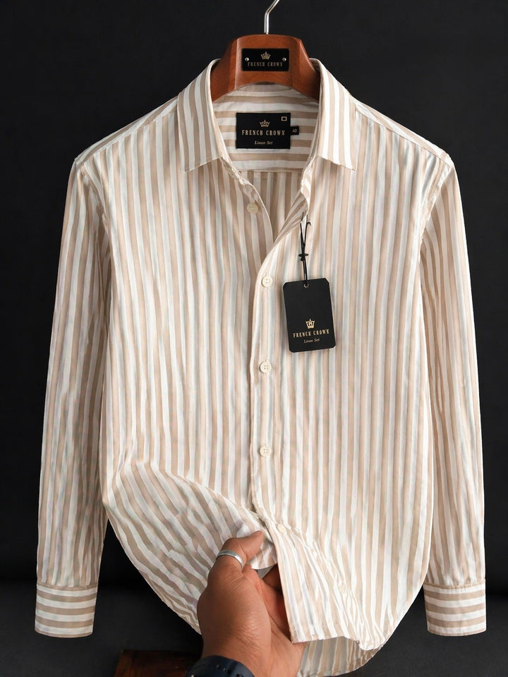 Exclusive Stripe Linen Shirt