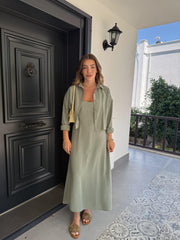 Women Dual Tensel Dress