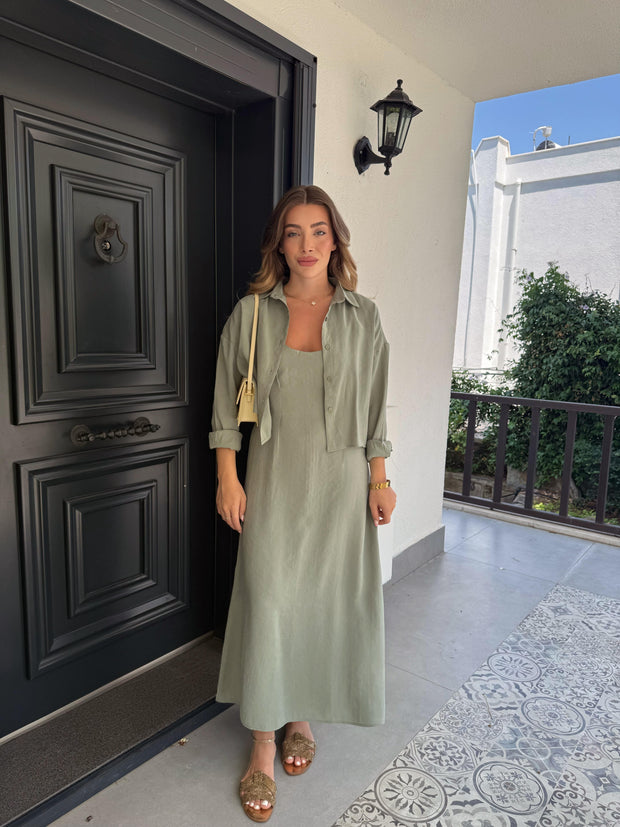 Women Dual Tensel Dress