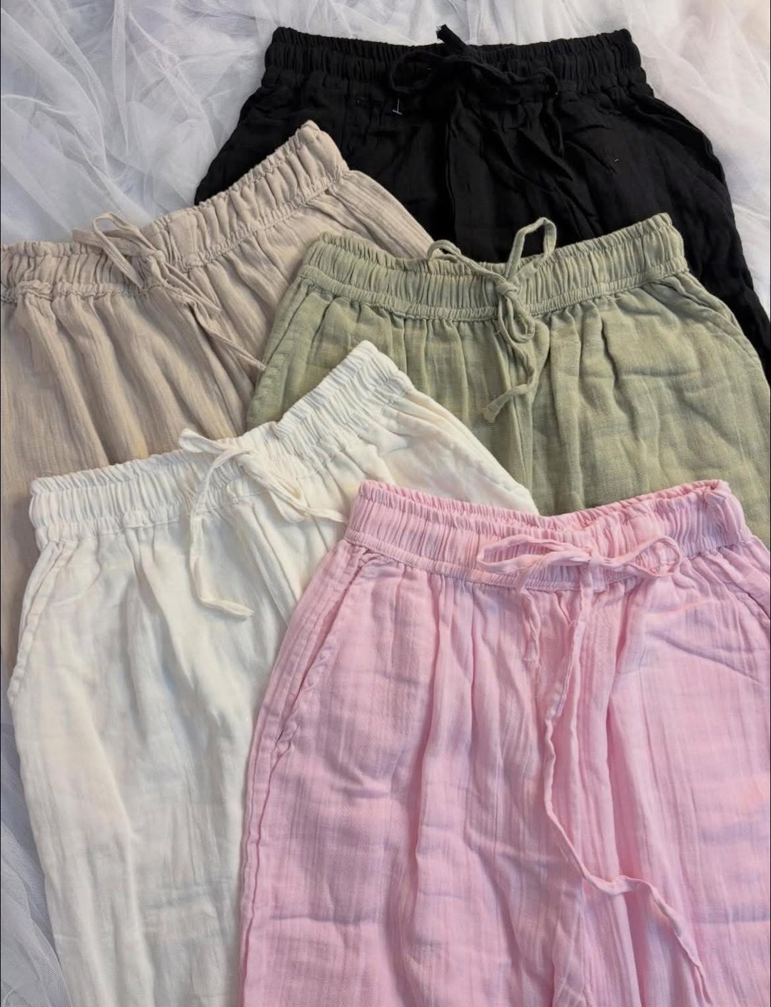 Waffle Cotton Pants - Summer Edition (UAE)