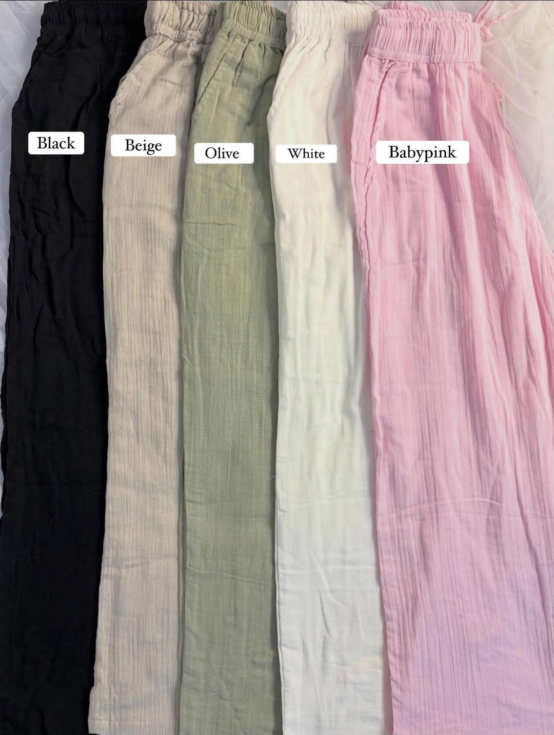 Waffle Cotton Pants - Summer Edition (UAE)
