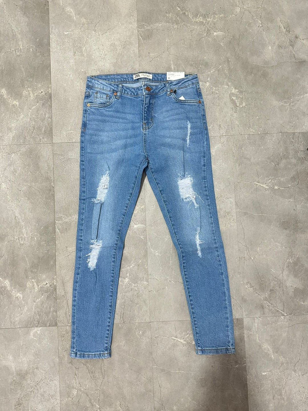 Women Ripped Jeans Slim-Fit 1181