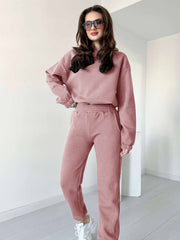 Women Cropped Hoodie 2pc Set