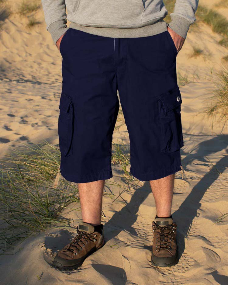 Men Combat Cargo Shorts - 3 Quarter