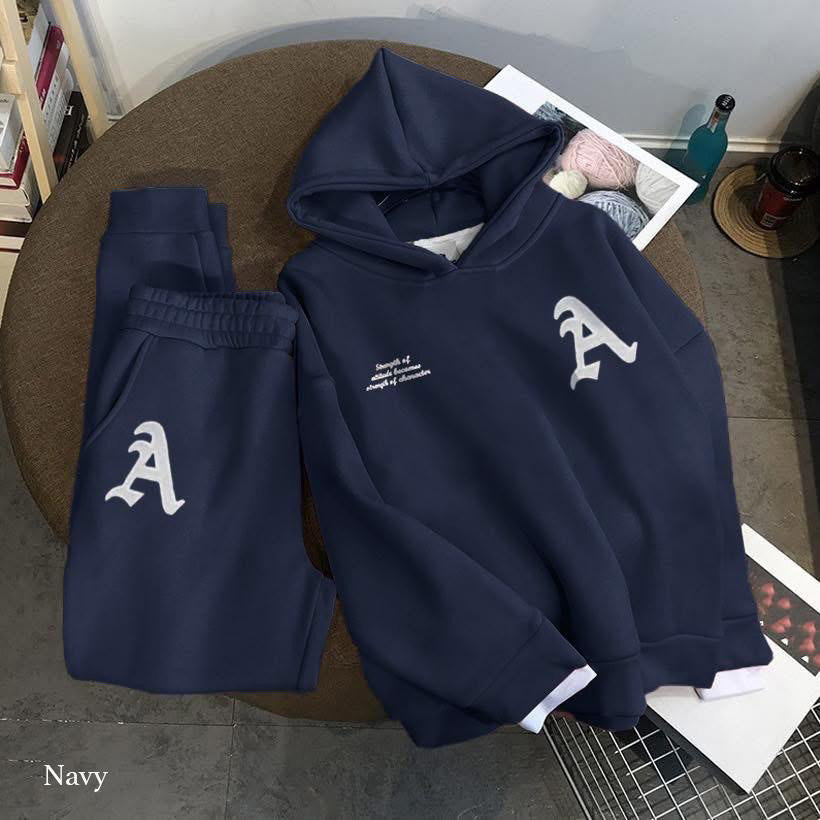 Men Fleece Alpha Co-ord Set - New Arrival