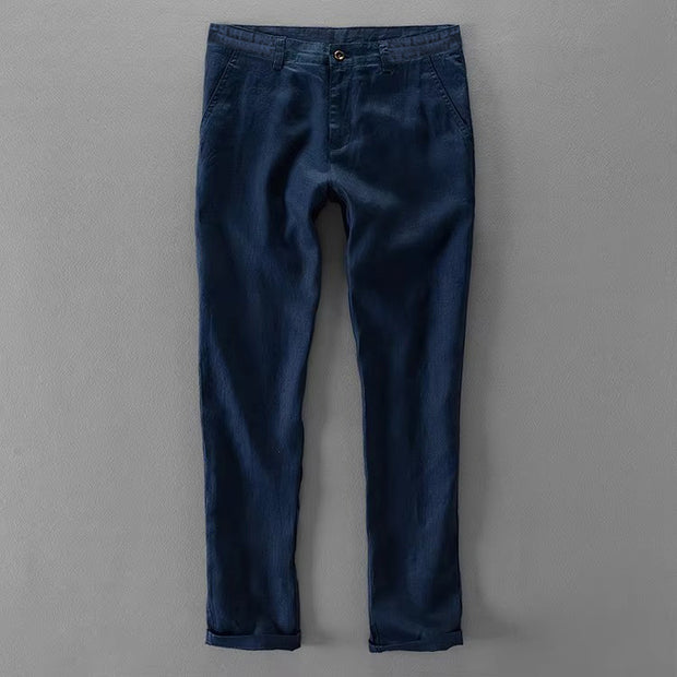 Men Linen Pants - Italian Fabric