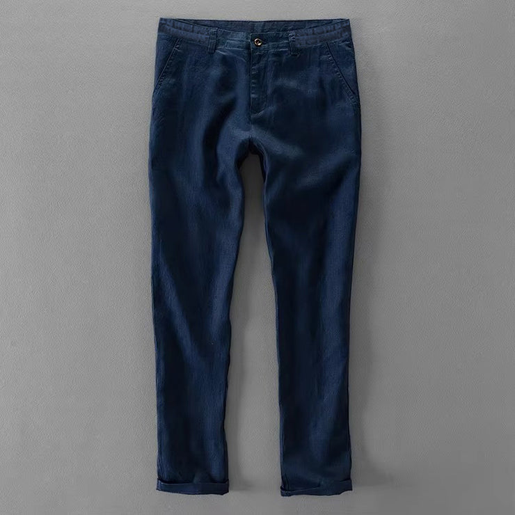 Men Linen Pants - Italian Fabric