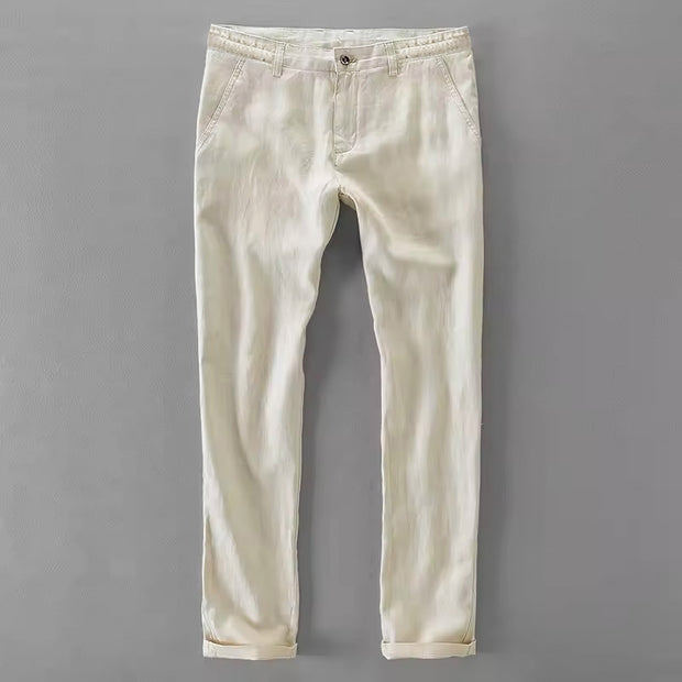 Men Linen Pants - Italian Fabric