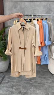 Elegant Arabic Kimono Co-ord Set - Limited