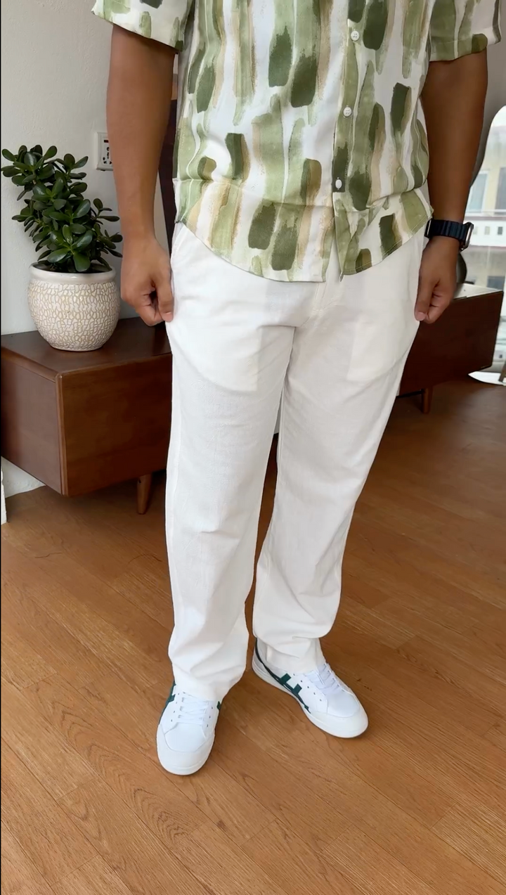 Men Linen Trouser