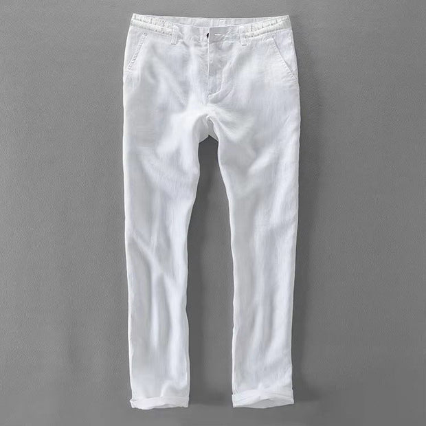 Men Linen Pants - Italian Fabric