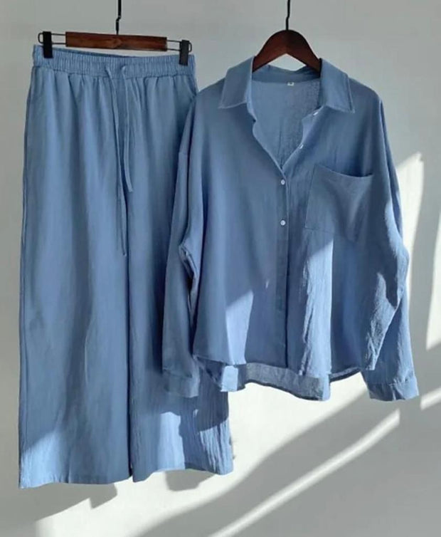 Women Basic Linen Sets