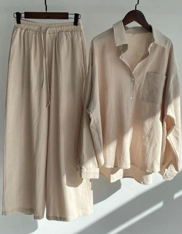 Women Basic Linen Sets