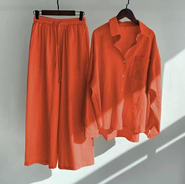Women Basic Linen Sets