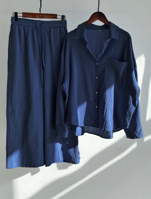 Women Basic Linen Sets