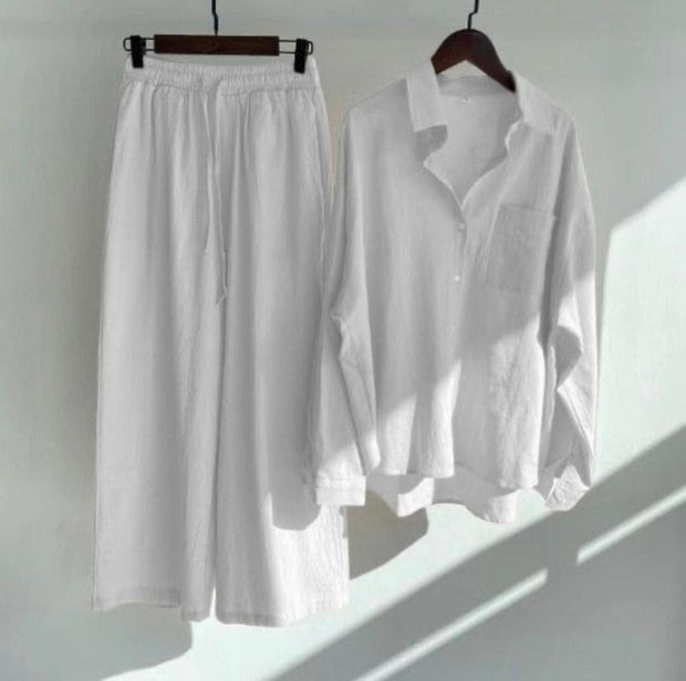 Women Basic Linen Sets