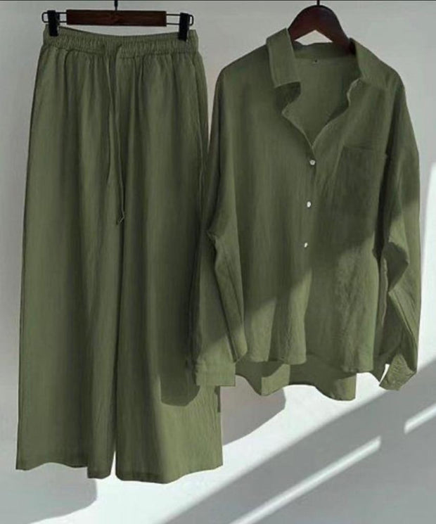 Women Basic Linen Sets