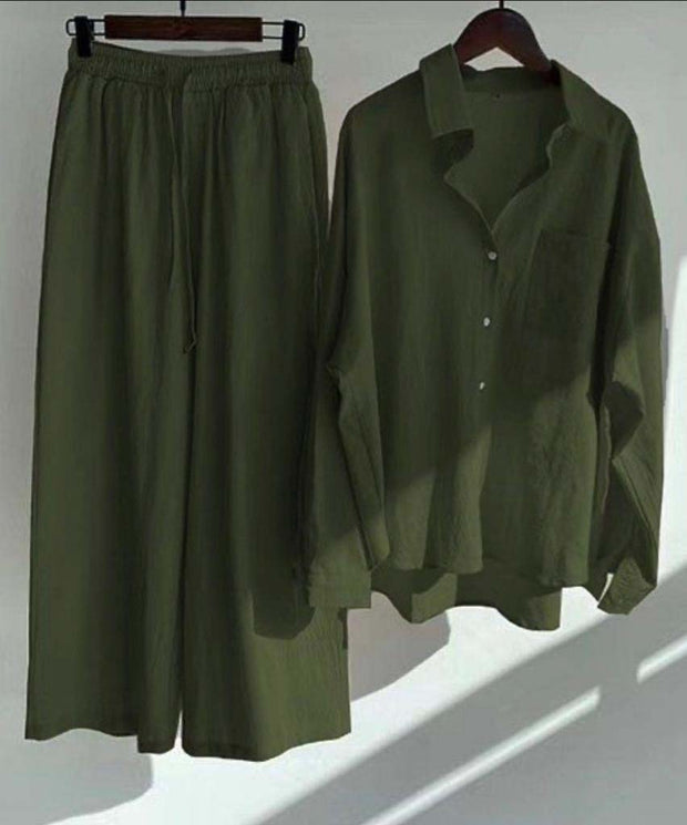 Women Basic Linen Sets