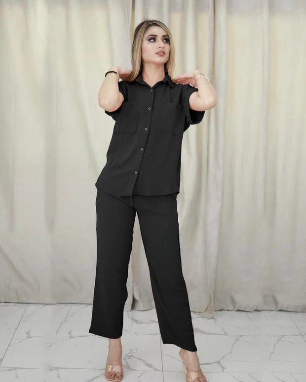 Half Sleeve Basic Co-ord Set