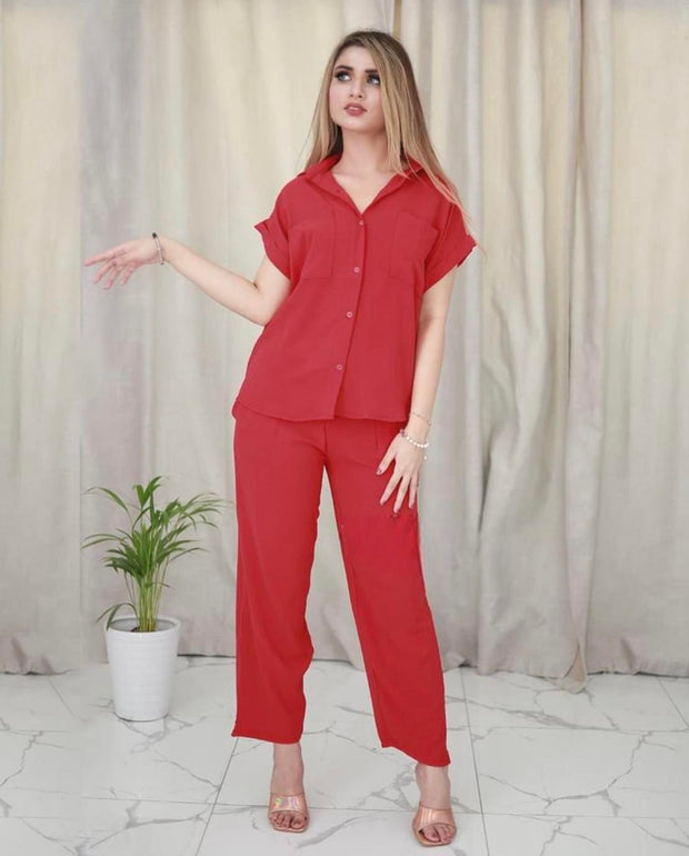 Half Sleeve Basic Co-ord Set
