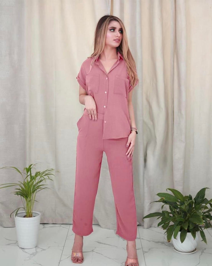 Half Sleeve Basic Co-ord Set