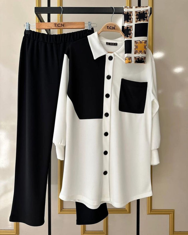 Women Ombre Cord Set