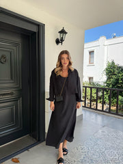 Women Dual Tensel Dress