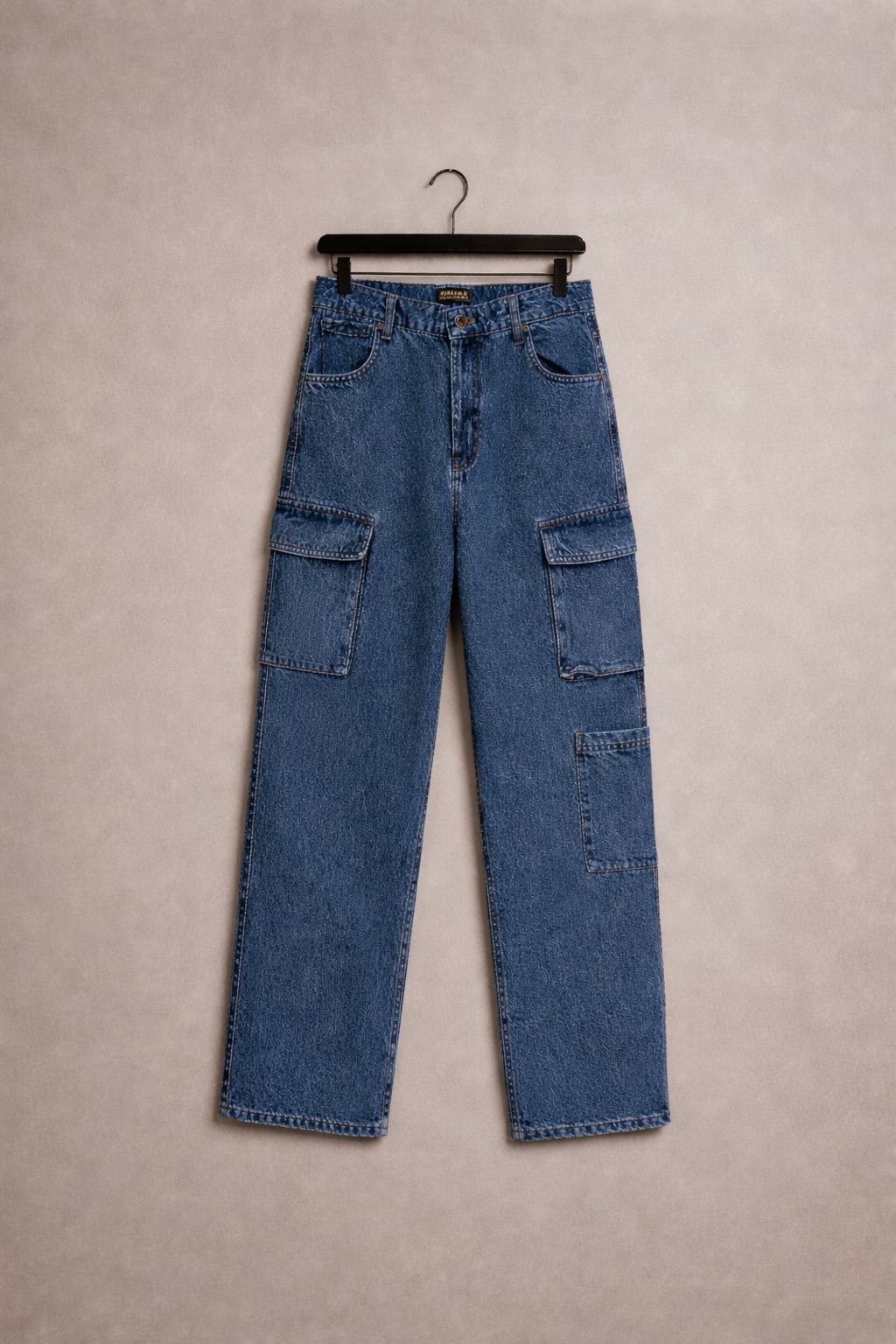 Women Wide Leg Cargo Jeans
