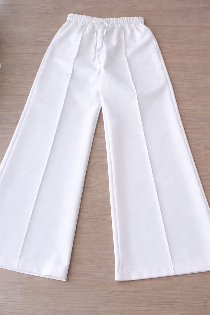 Women Wide Trouser - Black &amp; White