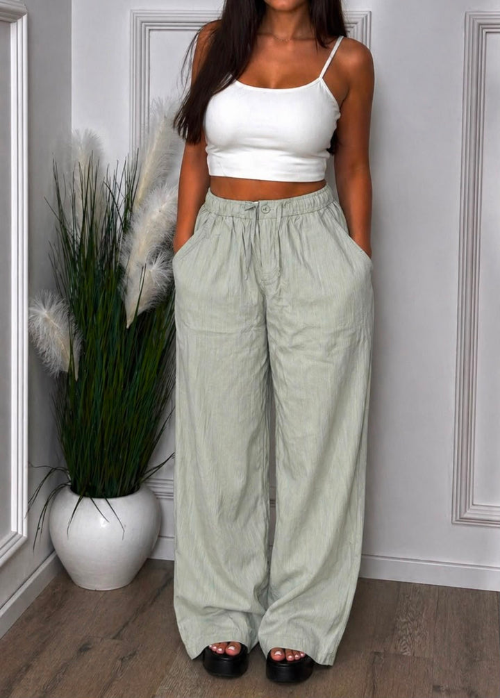 Women Wide Leg Remi Cotton - QAR