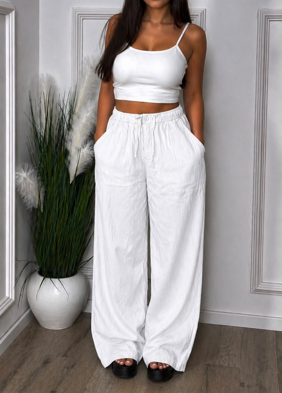 Women Wide Leg Remi Cotton - QAR