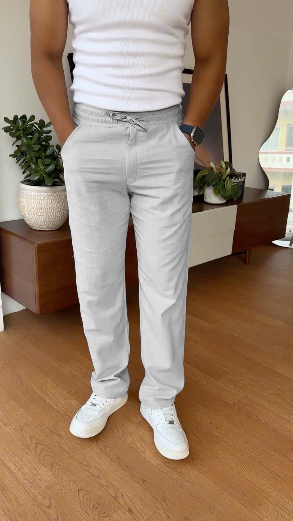 Men Linen Trouser