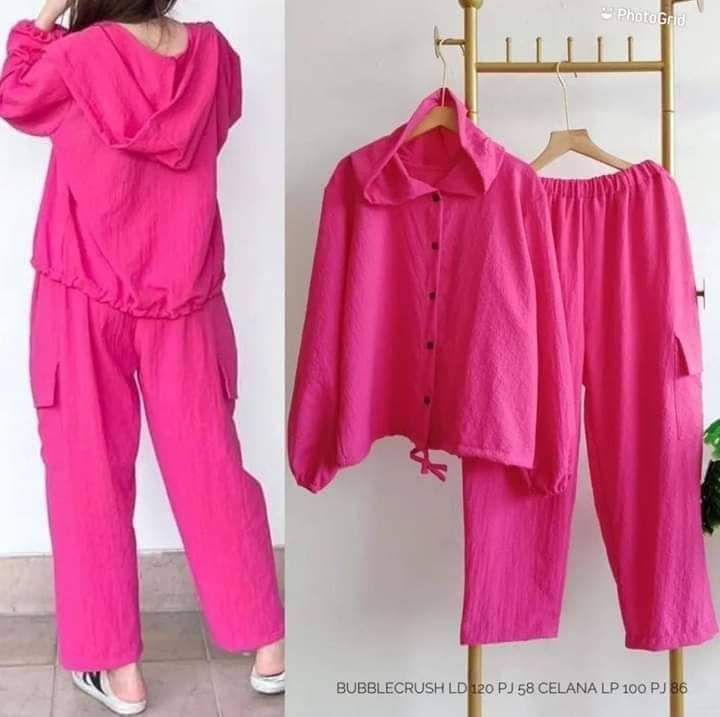 Linen Hoodie Set Women